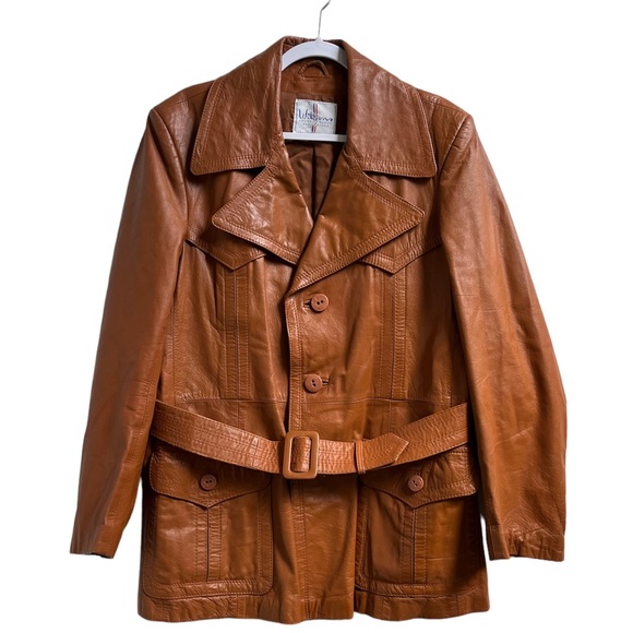 Wilsons Leather Other - Vintage Wilsons Leather Cognac 1970's Jacket